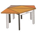 Table Variation, sept places